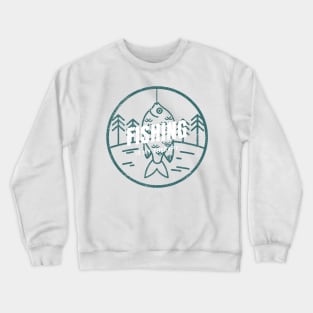 Fishing is my therapy 8 Crewneck Sweatshirt